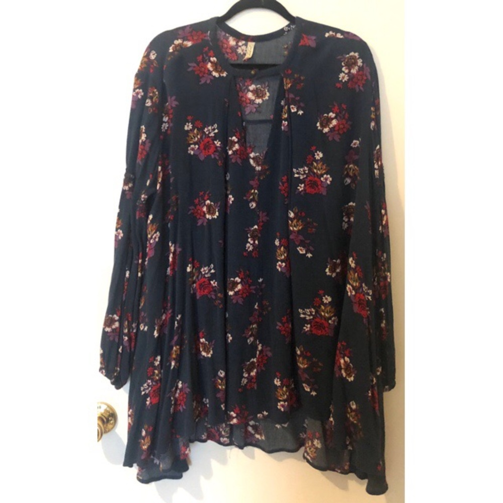 Free People Floral Tunic